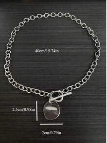 1 pieza Collar colgante minimalista y simple con corazón grueso, patrón de martillado creativo, cadena dorada hecha a mano con patrón retorcido, accesorio de moda para mujer, joyería clásica, regalo de lujo para chica, accesorio para fiesta y amiga, se puede combinar con collares de mujer de plata