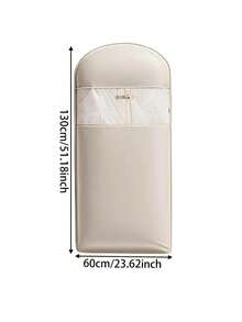 1pc Space-Saving Self-Compression Hanging Clothes Bag, , Zipper Closure, Clothing And Down Jacket Hanging Compression Storage Bag, Wardrobe Organizer, Wardrobe Organizer For Travel, Home, Or Commercial Use, Clothing Storage