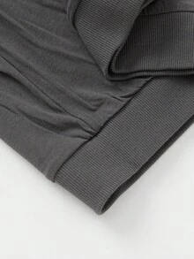 Balabala Boys Winter Sweatshirt, Mid Neck Casual Pullover, Warm & - Tea Ash - View 6