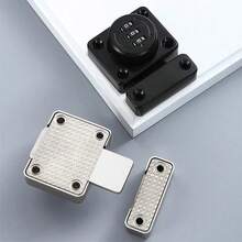 密码锁，易于安装的金属组合锁，适用于橱柜和抽屉 - 无需钥匙，无线，适用于单门应用 - 彩色 - 查看 7