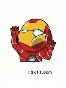 Marvel 3 peças Marvel, Super-herói Homem-Aranha, Homem de Ferro, Deadpool, Produtos do Homem-Aranha, Vingadores, Adesivos de carro resistentes a colisões, Adesivos fofos de desenho animado, Álbum de recortes DIY à prova d'água, Envelope lacrado, Perfeito para decoração de carro, Decoração de quarto (estilos aleatórios)