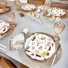 20张/40张/60张西部牛仔主题纸巾，一次性午餐/晚餐纸巾，适用于婴儿派对、生日派对、西部主题派对用品 - 彩色 - 查看 6