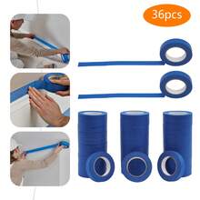 36 Rolls Of Blue Masking Tape For Spray Paint - Blue - View 10