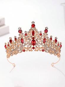 1 chiếc băng đô vương miện công chúa đính đá sang trọng cho bé gái - Nhiều màu - Xem 1
