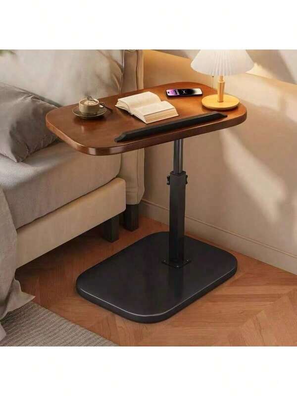 Adjustable Side End Table, Movable Coffee Table For Living Room Sofa, Minimalist Bedside Table For Bedroom, Simple Home Use