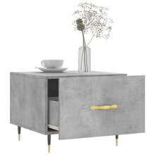Coffee Table Concrete Grey 50x50x40 Cm Engineered Wood - Grey - View 5