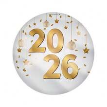 Round Party Panel Happy 2025 Theme - 彩色 - 查看 4