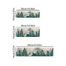 1 buc Covoraș de Stropire cu Temă de Crăciun, Covoraș de Picurare pentru Chiuveta de Baie de Acasă, Design de Reni și Brad de Crăciun, Potrivit pentru Diverse Robinete, Fabricat din Material de Cauciuc cu Gel de Siliciu - Multicolor - Vizualizare 7