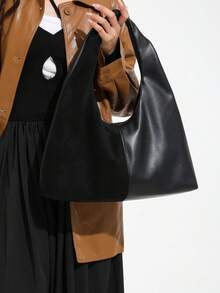 Stylish Viral 2025 Large Capacity Handbag, New Design Underarm Fashion Vintage Casual Commuter Tote Bag