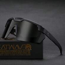 1 pieza Gafas decorativas de moda para ciclismo y deportes para hombres, adecuadas para uso diario, fotografía, compras, ciclismo, esquí, sin caja, unicolor, con estilo, para todas las estaciones