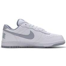Men's Casual Shoes BIG NIKE LOW, Lightweight Comfortable Minimalist Low-Top Lace-Up Sneakers, Suitable For Daily, Travel And Sports, 355152-106 - White/Wolf Grey - View 2