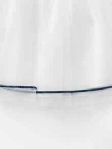 Balabala Girls' Bowknot Mesh Princess Dress, Sweet & Elegant Look - Original White - View 11