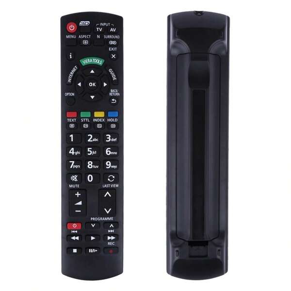 Universal Remote Control For Pana* TV Remote Control Works For All Pana* Plasma Viera HDTV 3D LCD LED TV/DVD Player/AV Receiver - No Program Needed