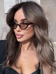 1Pair Women Cat Eye Fashion Glasses For Decoration Elegant Shades Beach Accessories