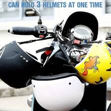 2025 Latest Motorcycle Helmet Lock, Multi-Functional Anti-Theft Motorcycle Helmet Lock, Suitable For Motorcycles, Electric Motorcycles, Bicycles, Etc. Made Of High-Strength Material, Sturdy And Durable, Effectively Prevents Theft, Ensures Helmet Safety, Provides Extra Security. - Black - View 9