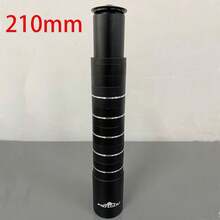 4 Höhenoptionen Aluminium-Legierung Fahrrad Vorbau Riser Extender, passend für 28,6 mm Gabelrohr, Mountainbike Steuersatz Lift Rohr Verlängerung, Outdoor Radfahren Universal Zubehör, M6 Schraube fixierte Abdeckkappe