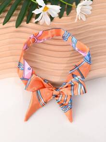 1 件波西米亚风格蝴蝶花卉豹纹波尔卡圆点丝带领带项链，适合女性夏季度假、日常休闲、派对、生日或圣诞节的理想礼物（图案随机） - 彩色 - 查看 15