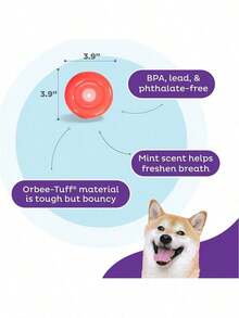 Outward Hound By Planet Dog Lover And Dog Mom Love Snoop Interactive Treat Dispensing Dog Lover And Dog Mom Love Toy, Large, Blue - Màu vàng - Xem 5