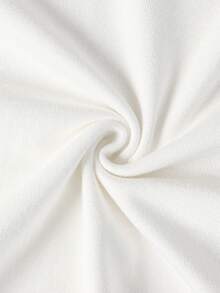 Men's Casual Solid Color Crew Neck Sweater - White - View 7