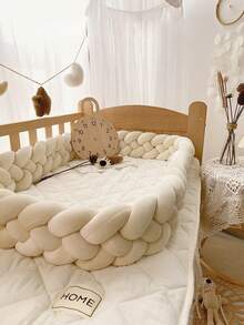 1件婴儿床编织扭结护栏垫，新生儿床护栏安全防护，2米/3米 - 彩色 - 查看 28