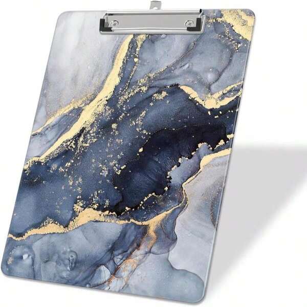 ZAXMEY Plastic A4 Clipboards, Cute Clip Board Stardard Letter Size 9 X 125 In, Office Decorative For Students Women Men And Kids, Pink Scales