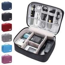1pc Simple Data Cable Zipper Storage Box, Lightweight Portable Travel Electronic Accessories Bag, Tools Box For Watch, .Cationic Data Cable Storage Bag, Large Capacity Waterproof Multifunctional Organizer Pouch, Digital Accessory Organizer, Cosmetic Travel Bag,Travel Storage Bag, Universal Electronic Accessory Storage Bag, Travel Tool Bag, Suitable For Electronic Accessories Such As Charging Cables, Chargers, Hard Drives, Mobile Phones, Power Banks, Etc.  1pc Simple Data Cable Zipper Storage Box, Lightweight Portable Travel Electronic Accessories Bag, Tools Box For Watch, Travel Supplies, Electronics Storage Travel Universal Multifunctional Digital Product Storage Case Waterproof Electronic Accessories Storage Box Multifunctional Digital Product Storage Bag For Cables, Charger, Cell Phone, USB, SD Card, Hard Drive, Power Bank School College Electronic Bag Portable Charger Charger Case Headphone Case Cable Bag Cable Organizer Digital Camera Camera Case Camera Bag Cannon - 彩色 - 查看 2