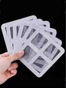 10-200 CÁI Lưới chắn tóc thoát nước vòi hoa sen dùng một lần, lưới chắn tóc thoát nước vòi hoa sen, lưới lọc bồn rửa sàn, dụng cụ chặn tóc cho phòng tắm nhà bếp - Xám - Xem 4