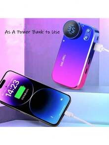 duofu Kit portatile per manicure e pedicure con lima elettrica ad alta velocità, ricaricabile, con 12 testine, 1 spazzola e 56 bande abrasive, set professionale per rimozione cuticole e smalto per unghie, per uso in salone e domestico