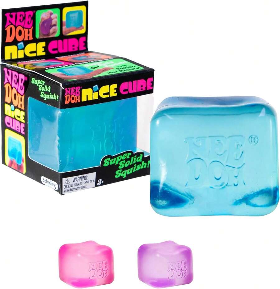 2026 Popular Nice Cube Octopus Sensory Fidget Toy, Solid Squishy Squeeze Stress Relief Cube Kids & Adults, Random Color (1 Pack) - Bạch tuộc dễ thương - Xem 1
