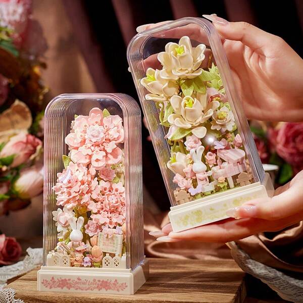 Blocos de construção para arranjos florais decorativos com várias contas Nipurex, aromas de rosa, jasmim, lavanda e cravo, adequados para o Dia dos Namorados, Ação de Graças, Natal e presentes de aniversário para namorado/namorada