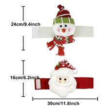 Christmas Curtain Tiebacks Cute Plush Santa Snowman Curtain Holdbacks For Living Room Decoration