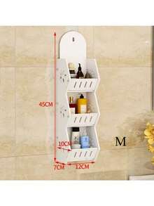 1 pieza Estantería de pared para el baño sin taladro para gel de ducha y cosméticos, organizador de almacenamiento de 2 niveles con ganchos, decoración del hogar y del baño, decoración de otoño, vuelta al cole, estantería de ducha sin taladro, organizador de baño, soporte de champú sin taladro para ducha, estantería de baño sin taladro con 4 ganchos extraíbles, estantería de ducha, decoración del hogar para el baño, entrega de estilo aleatorio para el verano