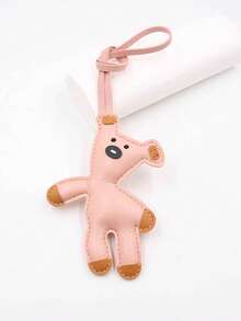 1 pezzo Portachiavi, decorazione personalizzata da appendere, accessorio in pelle, regalo di Natale, Ringraziamento, stile Y2K, accessorio a tema animale per chiavi, zaini e portafogli