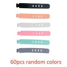 5-Hole Silicone Cable Organizer Box: Keeps Earphones, Chargers And Data Cables Neatly Stored And Easily Accessible! Reusable Silicone Cable Organizer For Storing And Managing Wires, With Straps And Multi-Functional Clips, Suitable For Food Preservation And Keeping Earphone Cords Tidy. (Random Color)