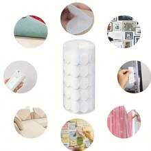 100/200 件挂钩和毛绒圆点粘性固定胶带，适用于工艺品、办公室、返校教室和 DIY - 彩色 - 查看 11