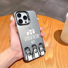 Omerta 47, Omerta 47 IPhone Case Rap Album O-Omerta 47 Phone Case Cover For IPhone 12 11 13 14 15 16 Max Pro Plus Mini Silver LMDaser Color Cover - Z2 - Xem 2