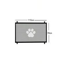 Pet Barrier Fences Mesh Dog Gate Folding Stairs Entrance Separation Guard Portable Breathable