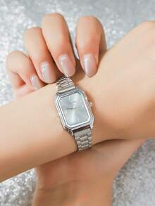 1 件 CARYINO 简约时尚金色/银色女士手表，可调节表带，适合日常佩戴、约会、生日礼物 - 均碼 - 查看 5