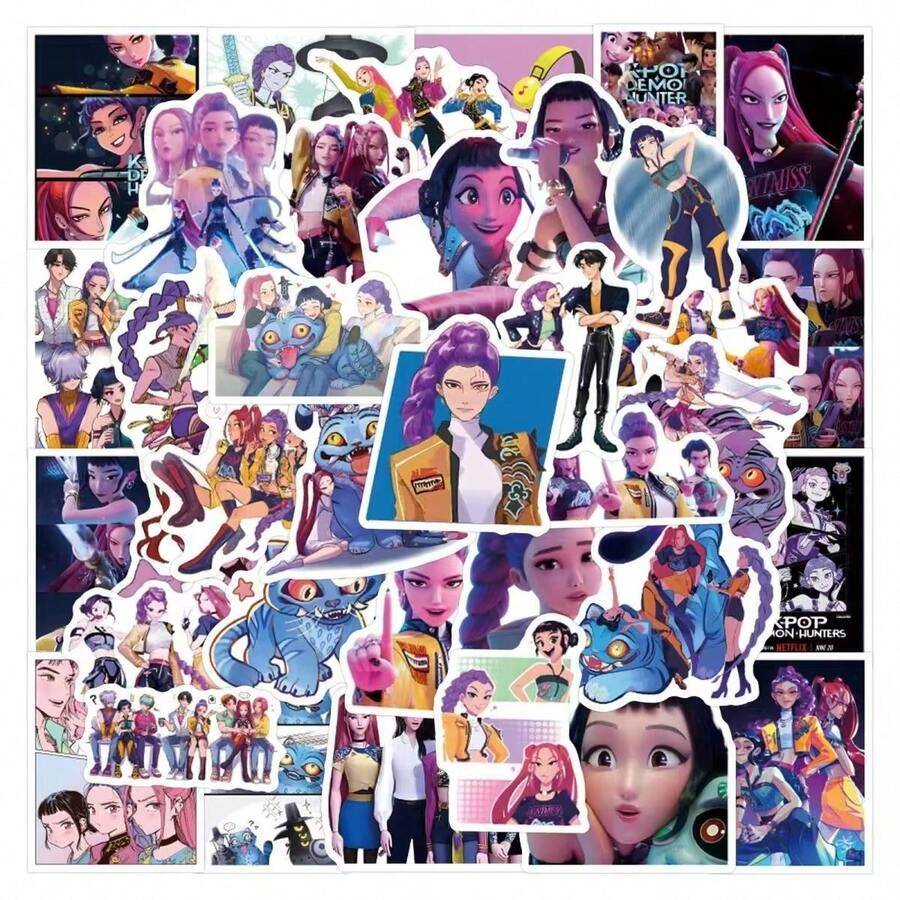 80 Stück Aufkleber Kpop Sticker, Goodies Anime Hunters Aufkleber