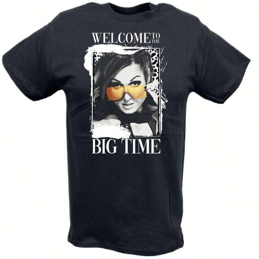 Becky Lynch Welcome To The Big Time T-Shirt - 黑色 - 查看 1