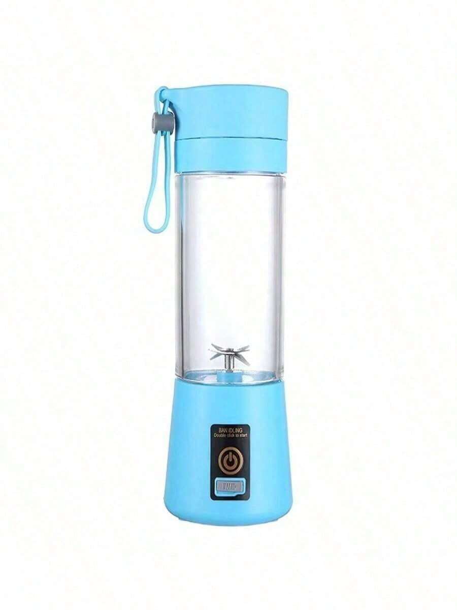 Rechargeable Portable Blender - Fruit Juicer, Suitable For Juicing, Vegetable And Fruit Shakes And Making Smoothies, 6-Blade Three-Dimensional Blade, USB Charging, Perfect For Use At Home And On The Go. - Blue - View 1