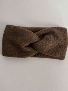 1 Stück modischer gestrickter Stirnband, warm & windundurchlässig, vielseitiger Kopfschmuck für Herbst/Winter, geeignet für Muttertag, Schulanfang, Thanksgiving, Neujahr, Valentinstag, Karneval Feiertage Frauen Schal Haarzubehör Warme Haarbänder Frauen Bandanas