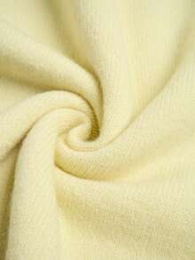 Suéter de punto con hombros descubiertos para mujer, de ajuste holgado, de manga larga, de color amarillo suave, adecuado para vacaciones, bodas, vacaciones, oficina, uso diario, otoño/invierno