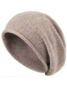A Soft, Warm And Lightweight Knitted Cap For Ladies, A Comfortable Winter Accessory For Autumn Outfits, And A Perfect Gift Choice - Multicolor - View 5