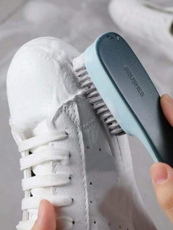 1pc Nordic Style Long Handle Shoe Brush