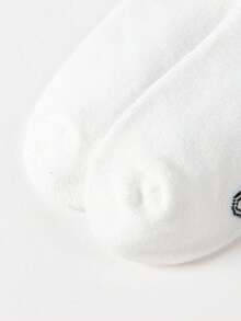 Disney 5双装儿童中筒袜，汽车卡通图案，黑白条纹，可爱图案设计，时尚休闲透气学生袜，适合日常穿着、返校季、节日礼物，袜子 - 彩色 - 查看 9