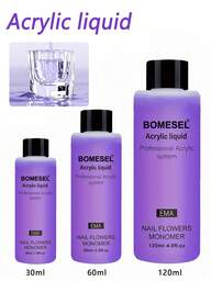30ml/60ml/120ml Nail Art Acryl Vloeibaar Monomeer - Acryl Professionele Vloeibaar Monomeer Nagelverlenging Vloeibaar Nagelsysteem Kit Voor Acryl Nagelverlenging Sneldrogend, Acryl Nagelborstel, Voor Acryl Nagelverlenging, Nagelsysteem Kit Acryl Nagelverlenging Sneldrogend Voor Beginners DIY Thuis Professioneel Gebruik in Nagelsalons Acryl Press On Nails