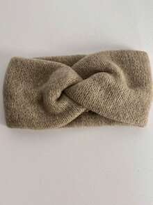 1 szt. Modna dzianinowa opaska na głowę, ciepła i wiatroszczelna, uniwersalna chusta na jesień/zimę, odpowiednia na Dzień Matki, powrót do szkoły, Święto Dziękczynienia, Nowy Rok, Walentynki, święta karnawałowe, jesienne akcesoria do włosów, damskie bandany, sportowa chusta na głowę, ćwiczenia