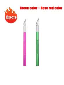 6pcs Precision Craft Hobby Knife Kit - High-Precision Utility Art Exact Knife Set With Extremely Sharp Razor Knives For Carving, Architecture Modeling, Scrapbooking, DIY Art Work Cutting And More - Comprehensive Tool For Crafty Individuals And Professionals