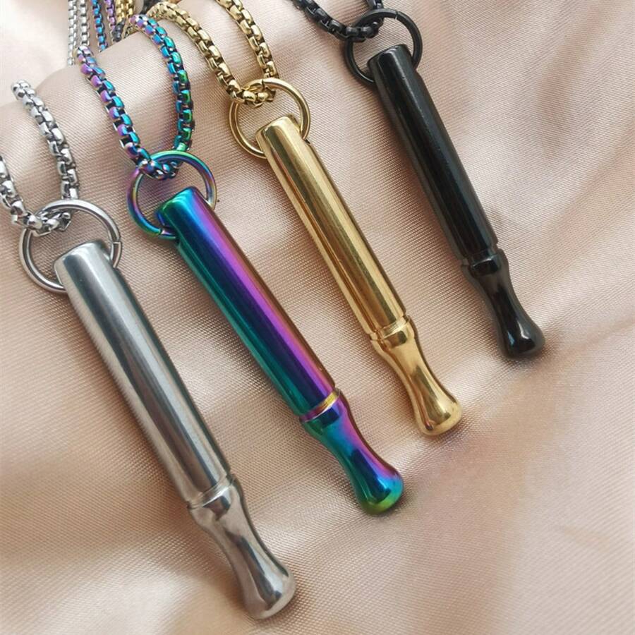 Hot  Anxiety Shift Necklace Breathing Necklace Meditation Tool Anxiety Jewelry Stress Relief Gift - Đầy màu sắc - Xem 1